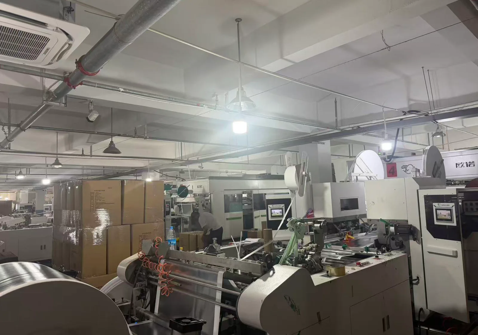 Finishing stage inside the Muyao Packaging factory