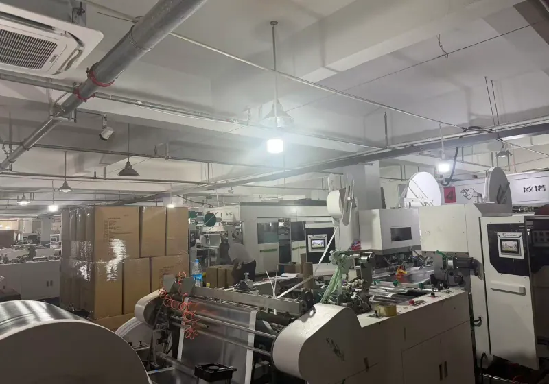 Finishing stage inside Muyao’s packaging factory