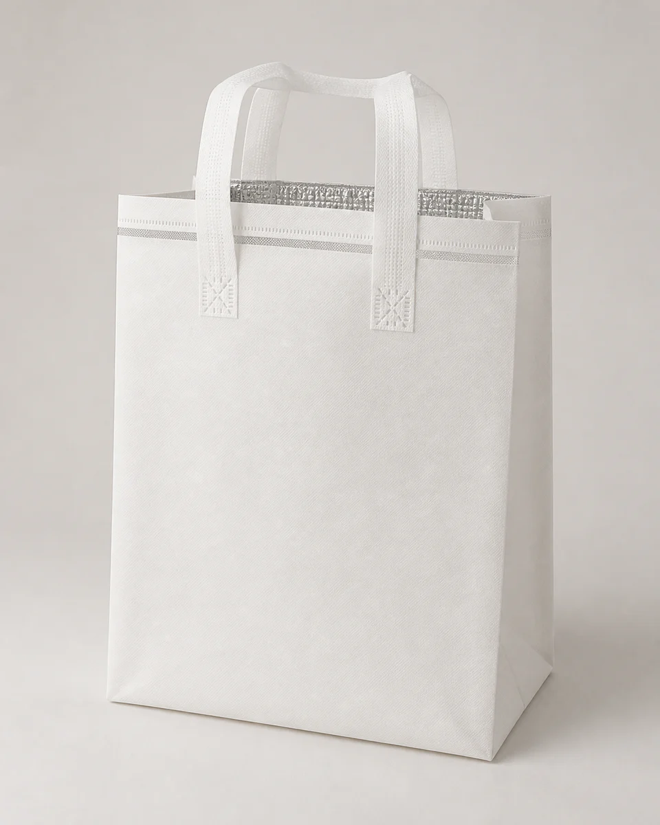 Full non-woven aluminum foil thermal carrier bag